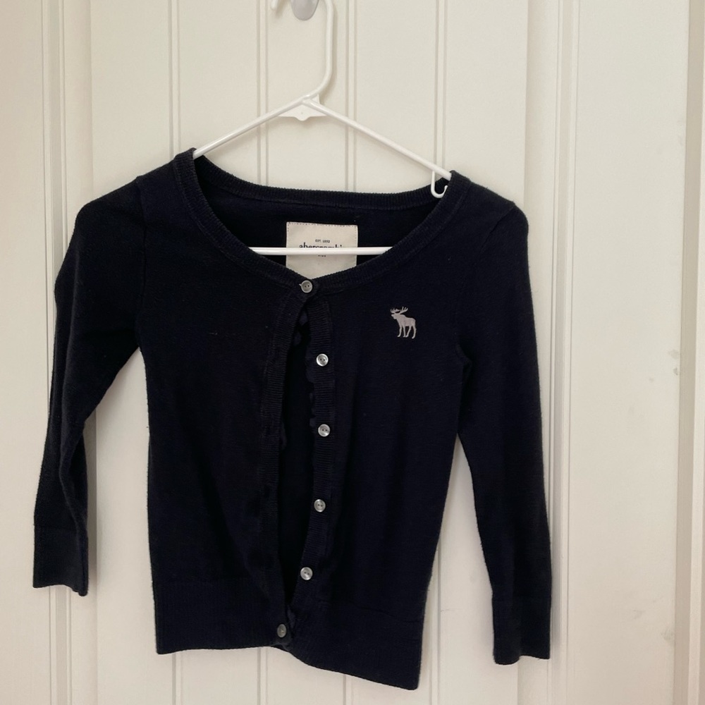 Abercrombie Kids Navy Blue Cardigan
